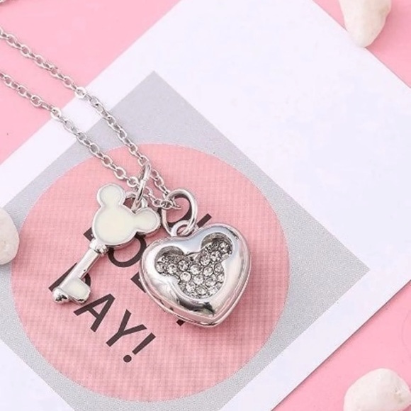 Enchanted Mickey Key and Lock Necklace - Picture 7 of 9